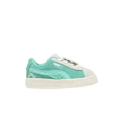 Pre-owned Puma Squishmallows X Suede Xl Toddler 'winston' | Teal | Infant Size 5
