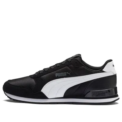 Puma St Runner V2 Black/white Low Sneakers