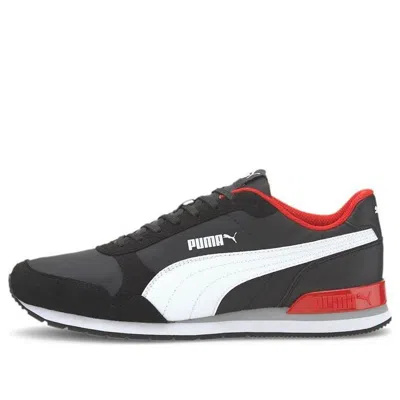 Puma St Runner V2 Black/white/red In Multi