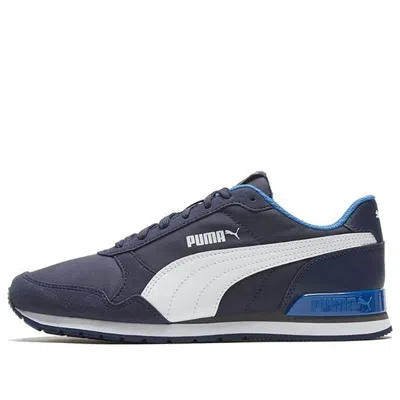 Puma St Runner V2 Blue/white/grey Low Sneakers In Multi