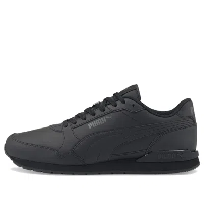 PUMA PUMA ST RUNNER V3 LEATHER 'TRIPLE BLACK'