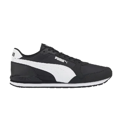 Pre-owned Puma St Runner V3 Nl 'black White'