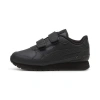 Puma St Runner V4 Leather Little Kids' Sneakers In Black-shadow Gray
