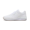 Puma St Runner V4 Leather Men's Sneakers In White-glacial Gray-gum