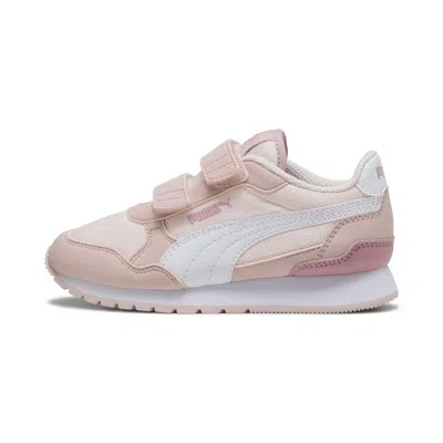 Puma St Runner V4 Mesh Little Kids' Sneakers In Pink