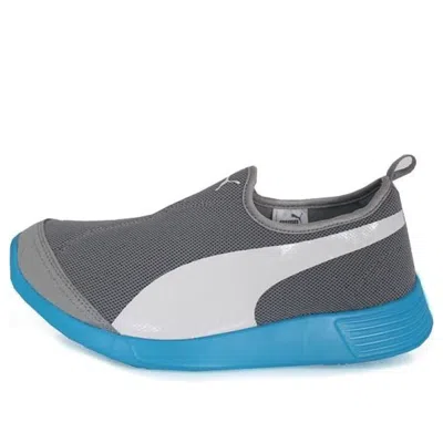 Puma St Trainer Evo Running Shoes Grey/blue In Gray