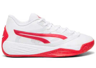 Pre-owned Puma Stewie 2 Team White Red (women's) Sneakers In  White/for All Time Red In Multi