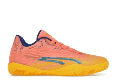 Pre-owned Puma Stewie 3 Dawn (women's) Sneakers In Yellow Sizzle/fluro Peach Pes/cobalt Blue Glaze