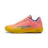 Puma Stewie 3 Dawn Women's Basketball Shoes In Yellow Sizzle-fluro Peach Pes-cobalt Glaze-luminous Blue