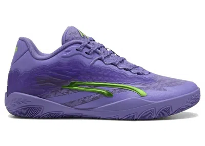Pre-owned Puma Stewie 3 Lace 'em Up (women's) Sneakers In Lavender Alert/green