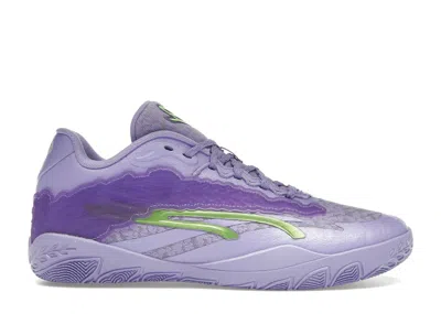 Pre-owned Puma Stewie 3 Lace 'em Up (women's) Sneakers In Lavender Alert/green In Multi