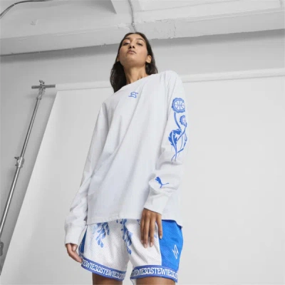 Puma Stewie X City Of Love Women's Basketball Long Sleeve T-shirt In White