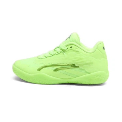 Puma Stewie X Team Stewie 3 Women's Basketball Shoes In Green Glare-galactic Gray
