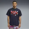 Puma Sticker Pack T-shirt Ii Men In Blue