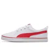 Puma Street Retro Low Top Casual Skate Shoes Unisex White Red In Multi