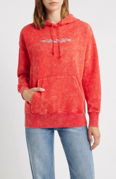 Puma Street X Relaxed Graphic Hoodie In Red