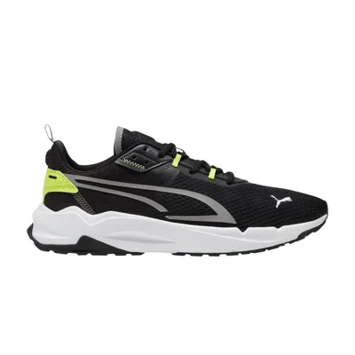Pre-owned Puma Stride 'black Electric Lime'