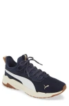 Puma Stride Exero Sneaker In  Navy-warm White-almond