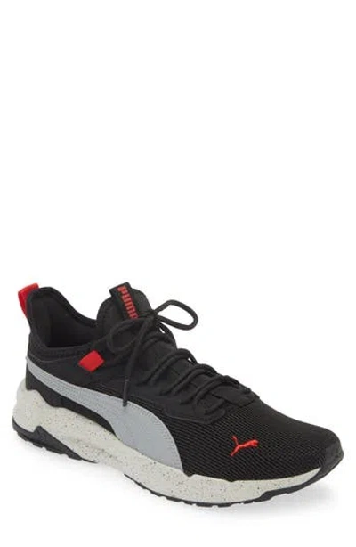 Puma Stride Exero Speckle Sneaker In Black