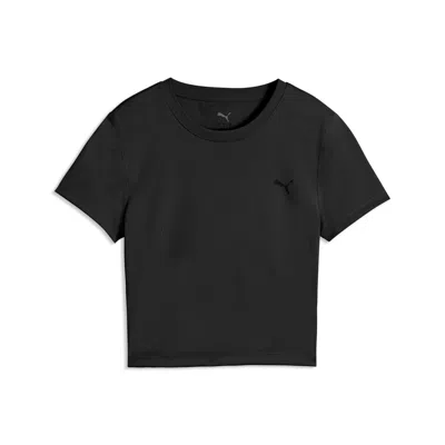 Puma Strong Women's Cross Back T-shirt In Black