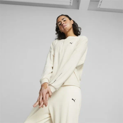 Puma Studio Unwind Women's Long Sleeve Training T-shirt In Alpine Snow