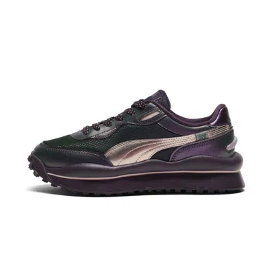 Puma Style Rider Galactic Wns Shoes In Purple