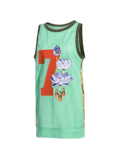 Puma Sue Tsai Lotus Graphic Jersey In Green