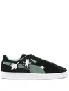 Puma X Ripndip Suede Sneakers In  Black Eucalyptus