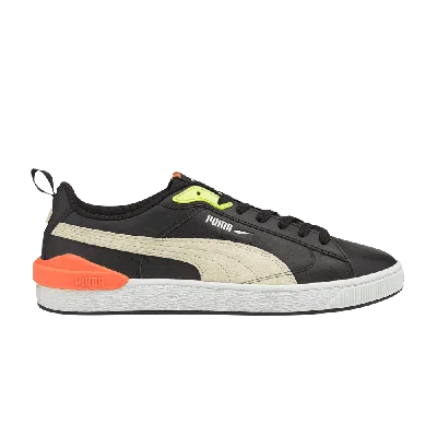 Pre-owned Puma Suede Bloc 'black Ivory Glow'