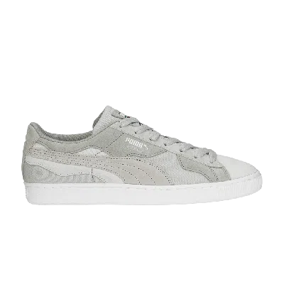 Pre-owned Puma Suede 'camowave Earth - Feather Grey'