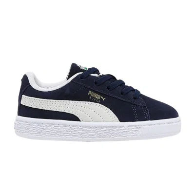 Pre-owned Puma Suede Classic 21 Infant 'peacoat' | Blue | Infant Size 6