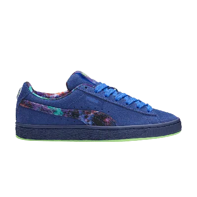 Pre-owned Puma Suede Classic 21 Jr 'galaxy' In Blue