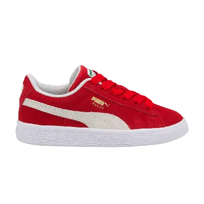 Pre-owned Puma Suede Classic 21 Jr 'high Risk Red'
