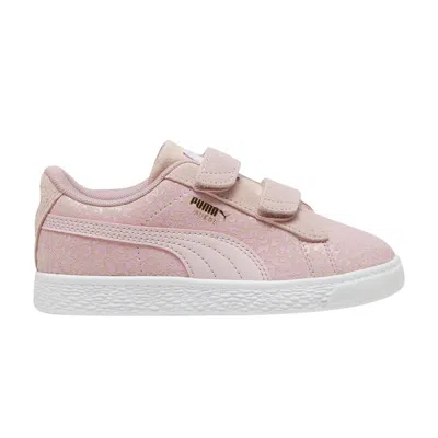 Pre-owned Puma Suede Classic Lf Little Kid 'cheetah - Mauve Mist' | Pink | Kid's Size 2
