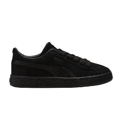 Pre-owned Puma Suede Classic Lfs Little Kid 'black'