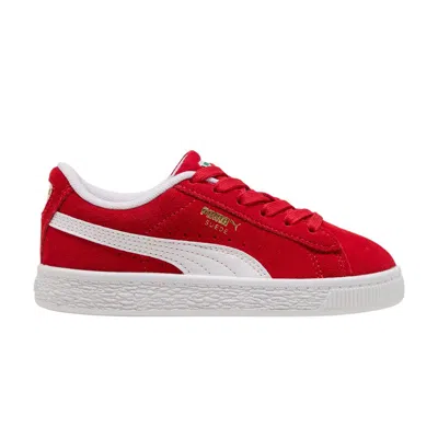 Pre-owned Puma Suede Classic Little Kid 'for All Time Red' | Kid's Size 13.5