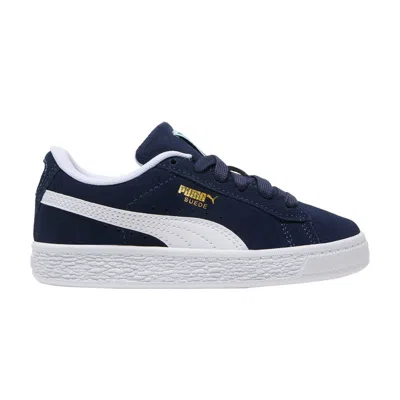 Pre-owned Puma Suede Classic Little Kid 'navy' | Blue | Kid's Size 2.5