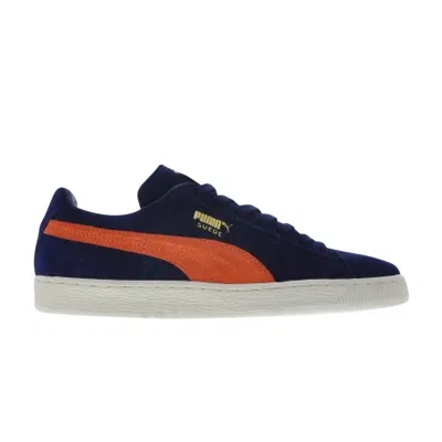 Pre-owned Puma Suede Classic+ 'peacoat Nasturtium' In Blue