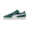 Puma Suede Classic Sneakers In Dark Myrtle- White
