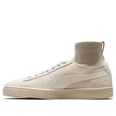 Puma Suede Classic Sock In Neutral