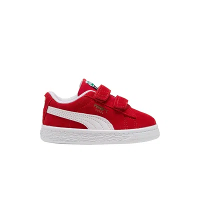 Pre-owned Puma Suede Classic Velcro Toddler 'for All Time Red' | Infant Size 9