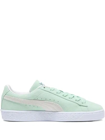 PUMA SUEDE CLASSIC XXI "FRESH MINT/WHITE" SNEAKERS