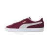 Puma Suede Xl Man Sneakers Burgundy Size 13 Leather In Cabernet- White