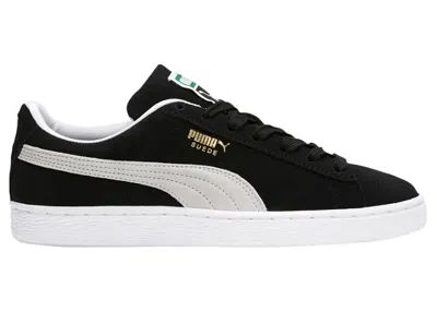 Pre-owned Puma Suede Classic Xxi (women's) Sneakers In Black/white In Multi