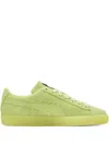 Puma Suede Classic Xxi "yellow" Sneakers In Green