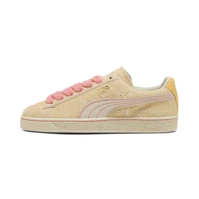 Puma Suede Coda "echo Points" Flaxen Sneakers In Yellow