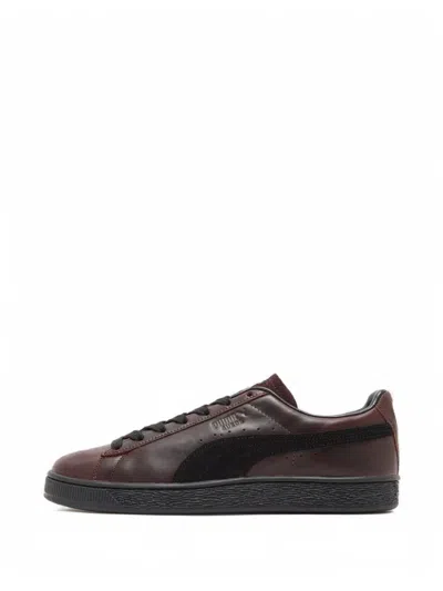 Puma Suede Dressed Sneakers Leather In Brown