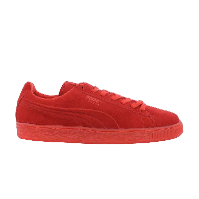 Pre-owned Puma Suede Emboss Iced 'high Risk Red'
