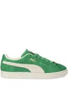 Puma Suede Fat Lace Sneakers In Green