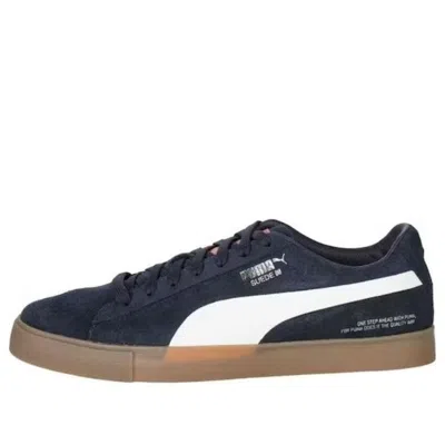 Puma Suede Golf X Malbon Golf 'peacoat Gum' In Black